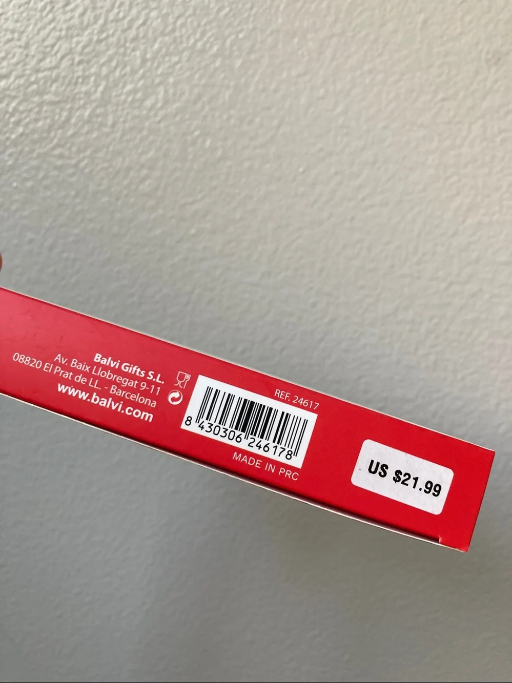 NIB Balvi Scooter Shaped Pizza Cutter Barcelona Spain Gift